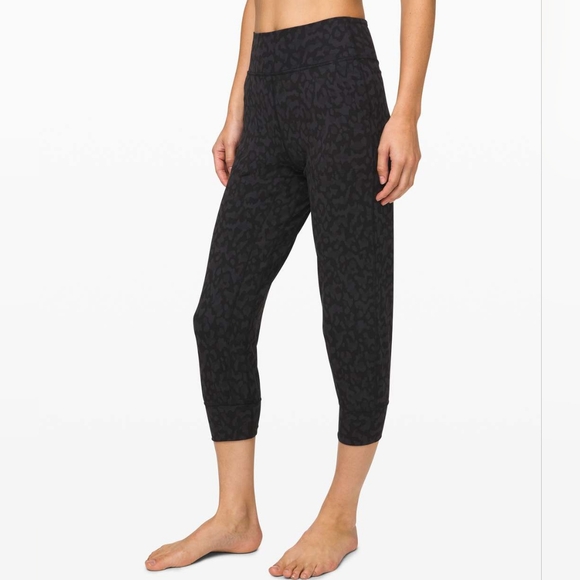 Lululemon Align Jogger Crop *23" Formation Camo Deep Coal Multi - Picture 1 of 10